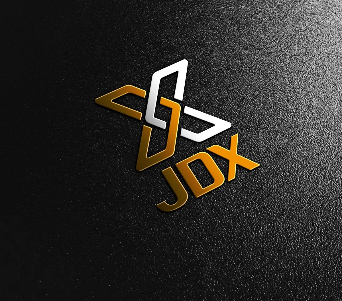 JDX 골프 브랜드의 심볼과 로고 디자인