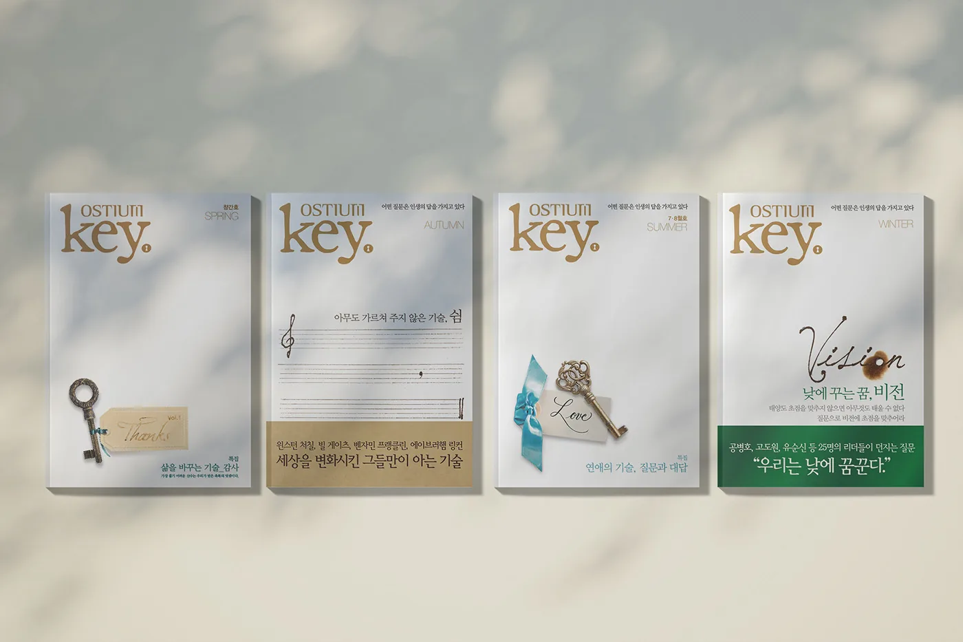 Ostium · key. · 소형 매거진